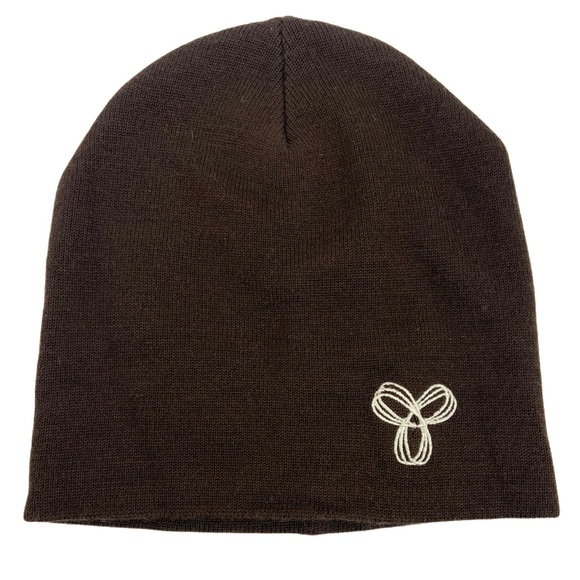 Aritzia Chocolate Brown Wool Beanie TNA Toque Hat